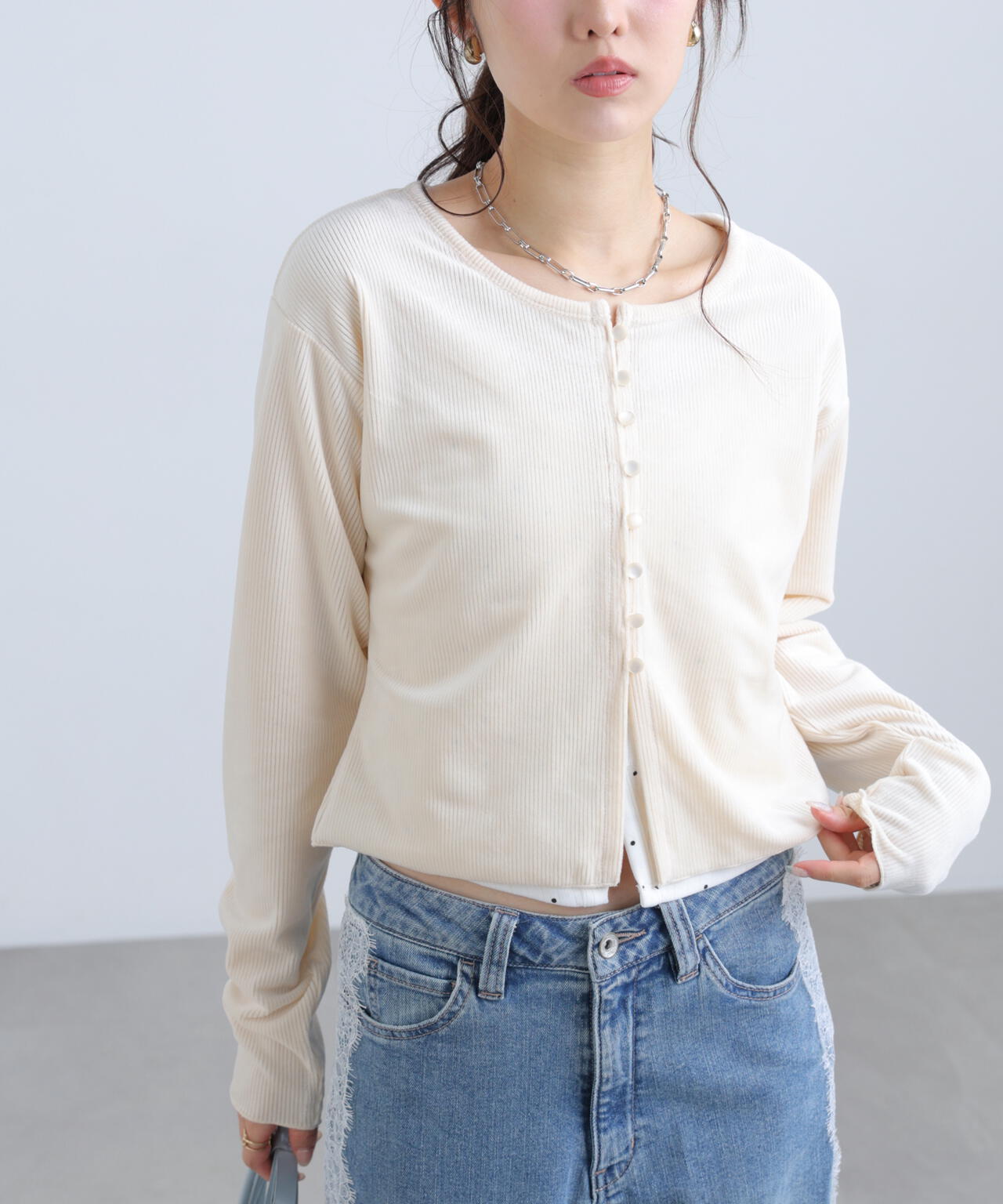 162cm 着用サイズ:FR