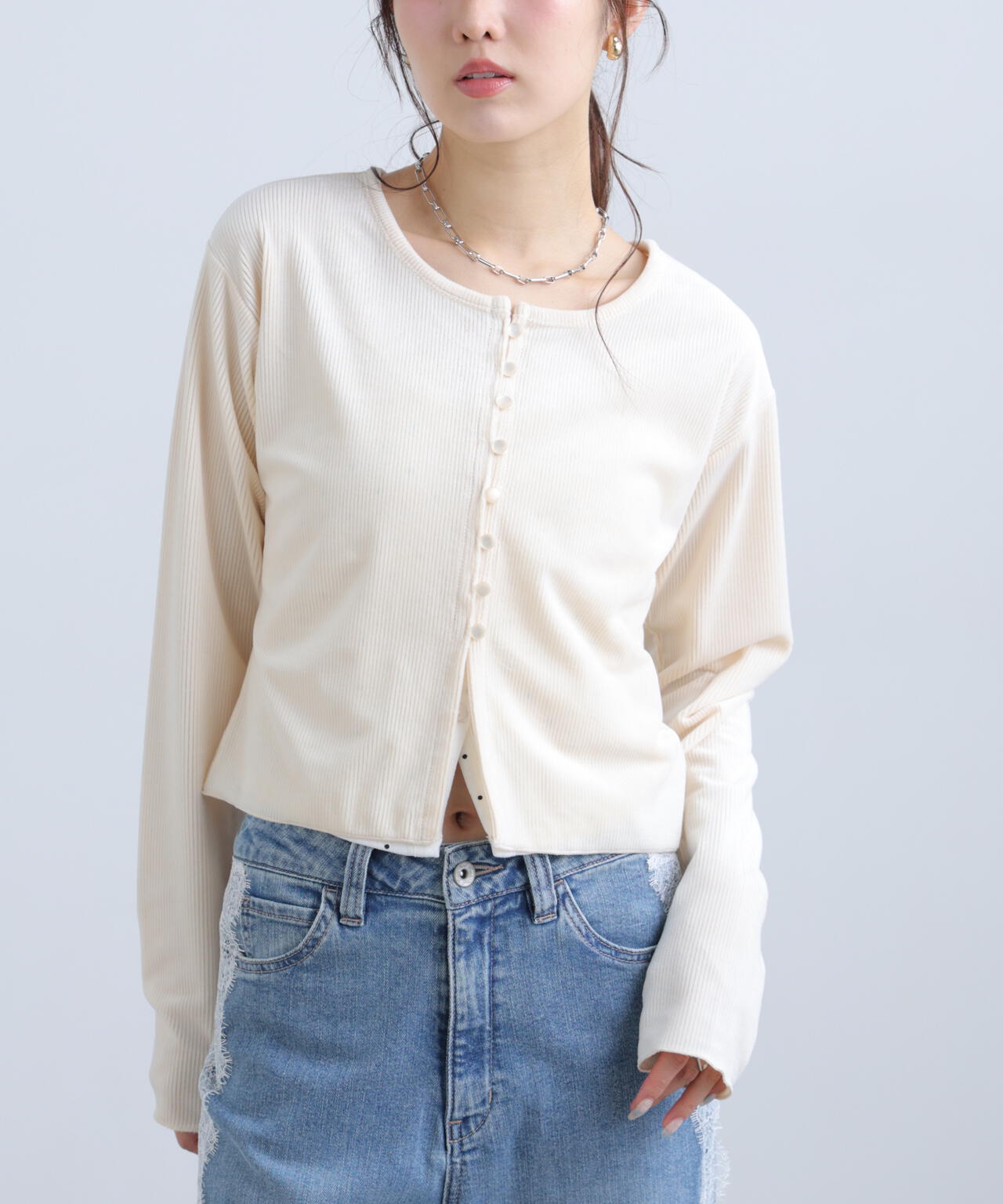 162cm 着用サイズ:FR