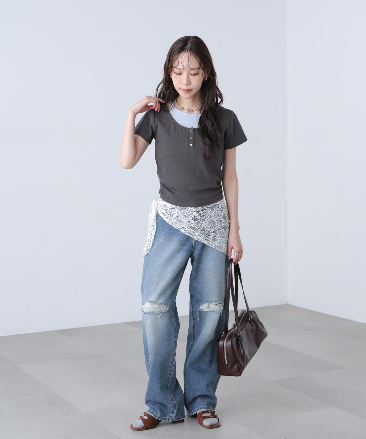 164cm 着用サイズ:FR