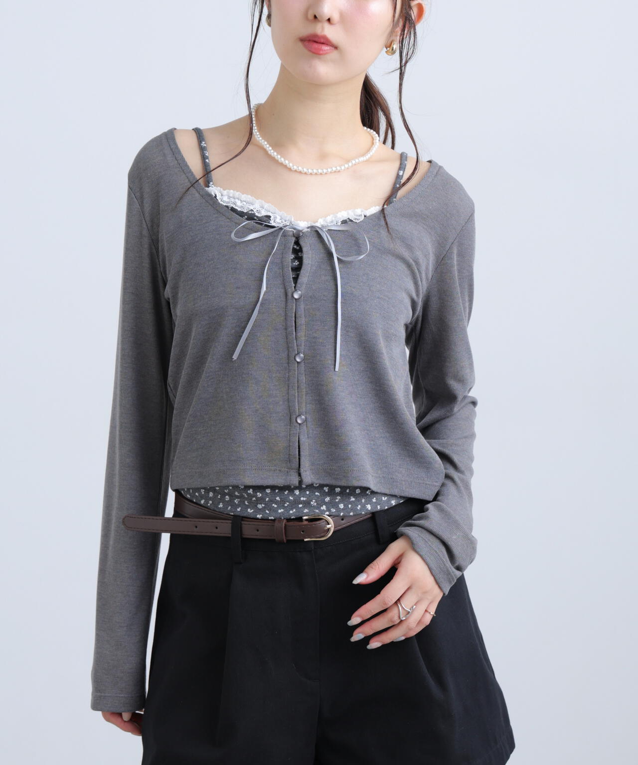 162cm 着用サイズ:FR