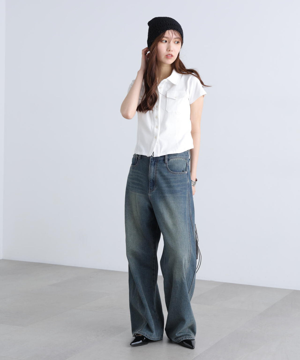 162cm 着用サイズ:FR