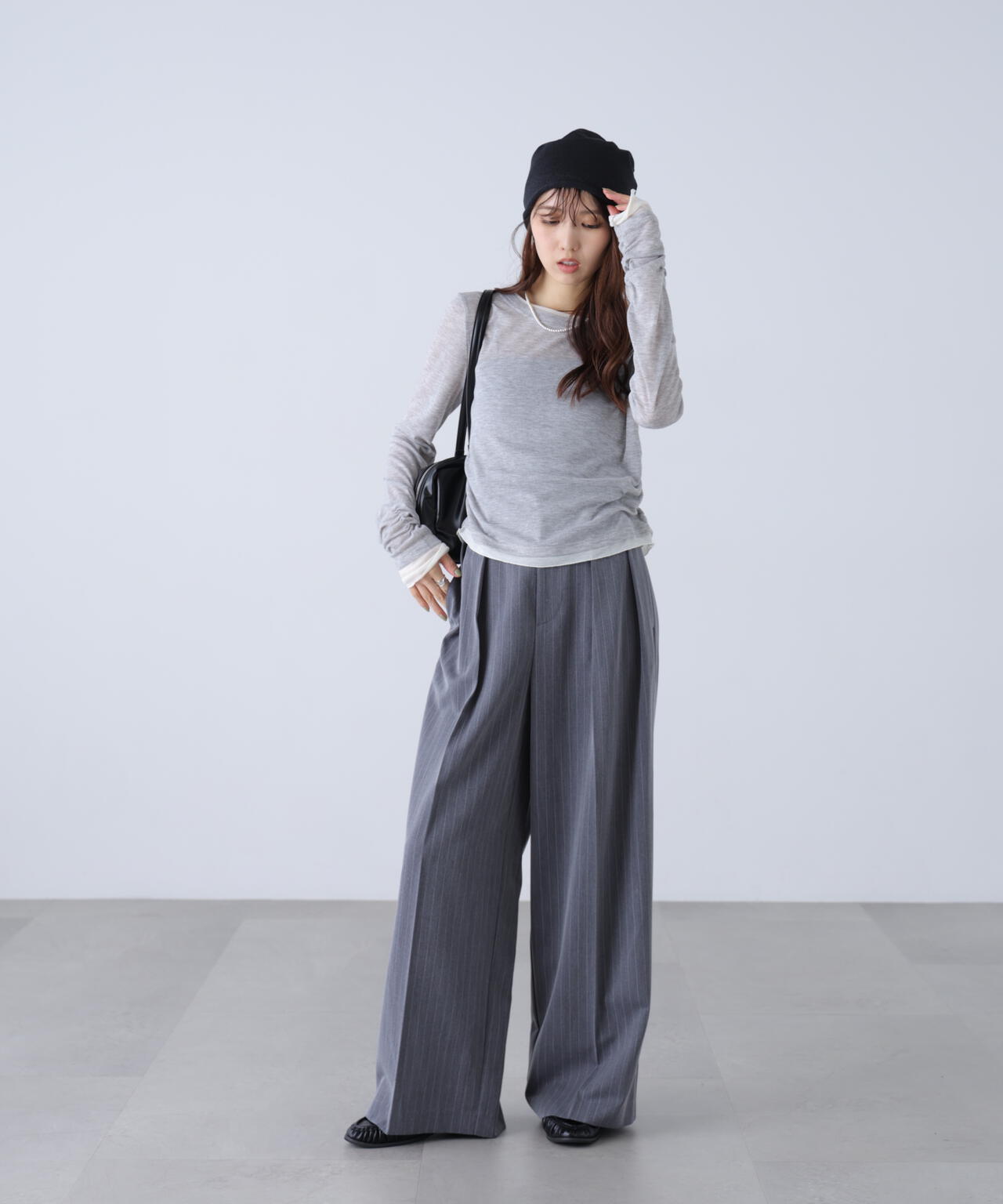 162cm 着用サイズ:FR