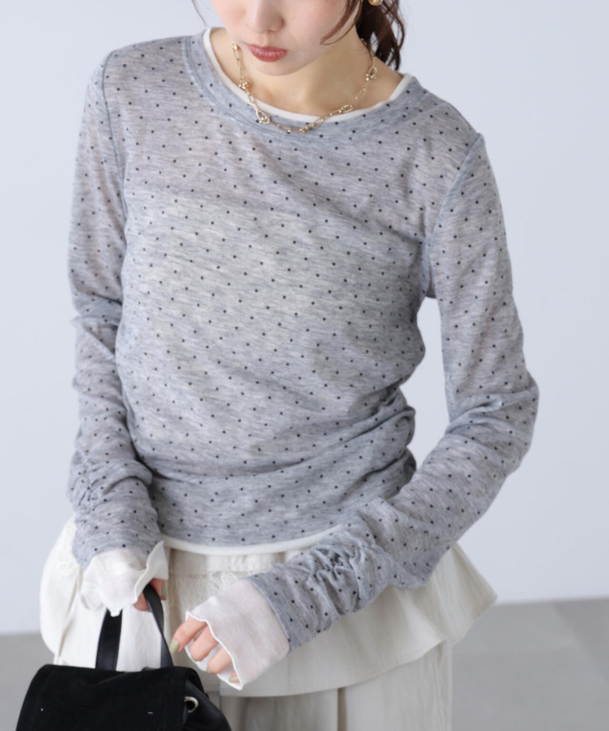 162cm 着用サイズ:FR