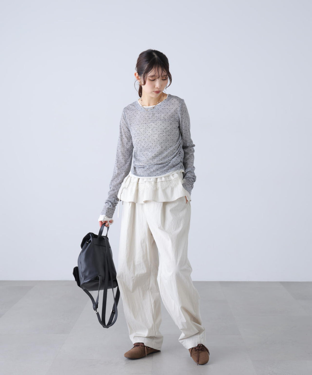 162cm 着用サイズ:FR