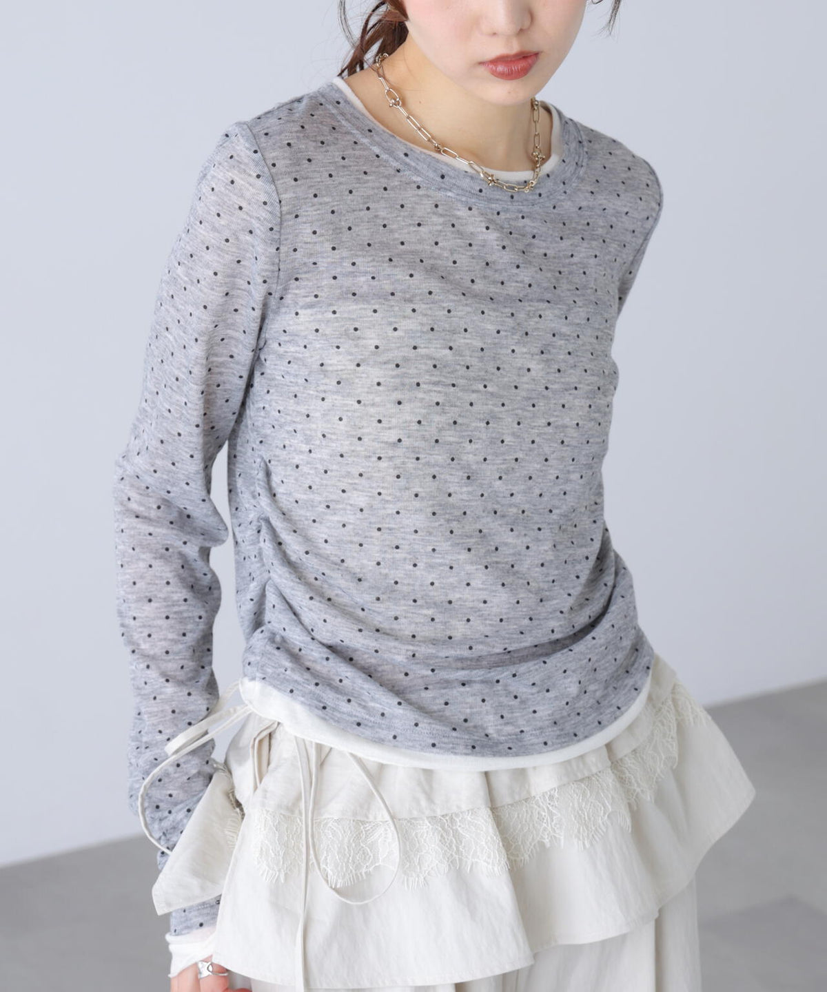 162cm 着用サイズ:FR