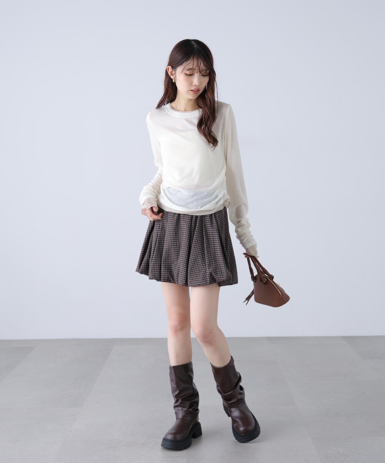 162cm 着用サイズ:FR