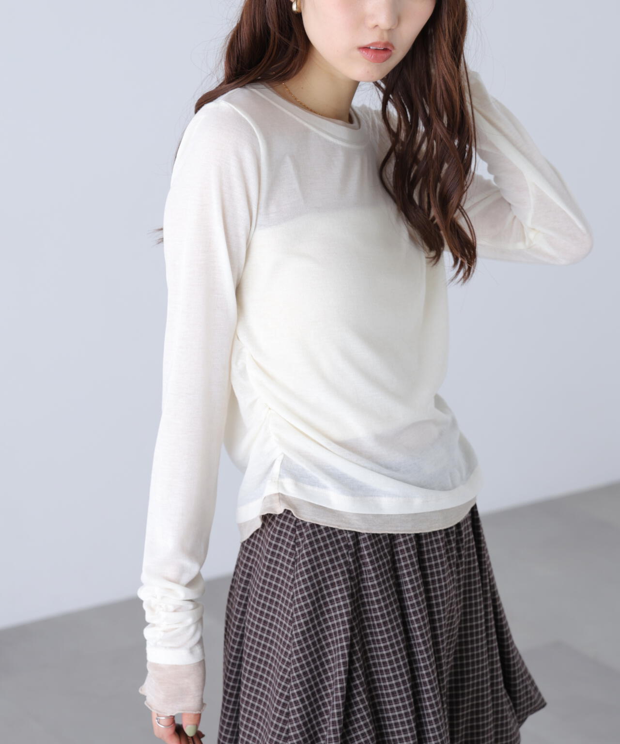 162cm 着用サイズ:FR