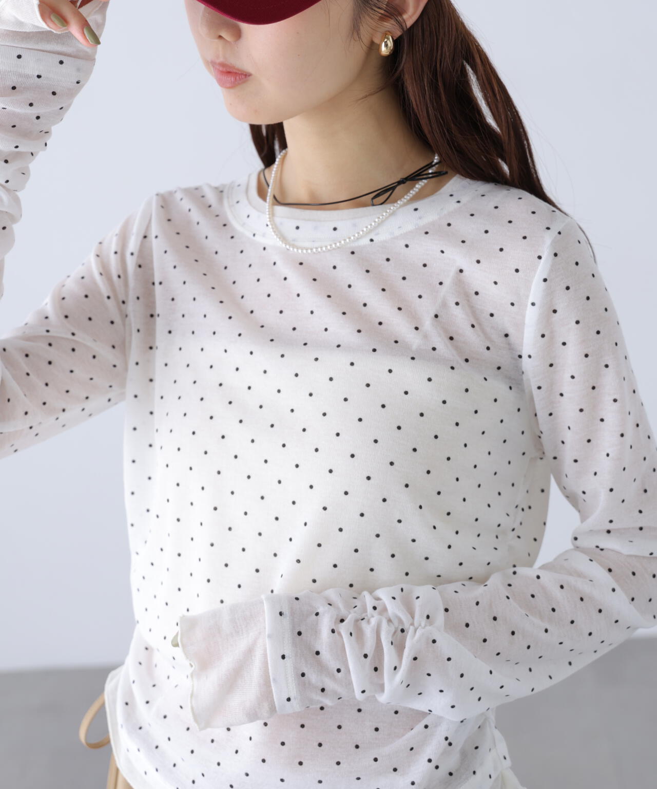 162cm 着用サイズ:FR