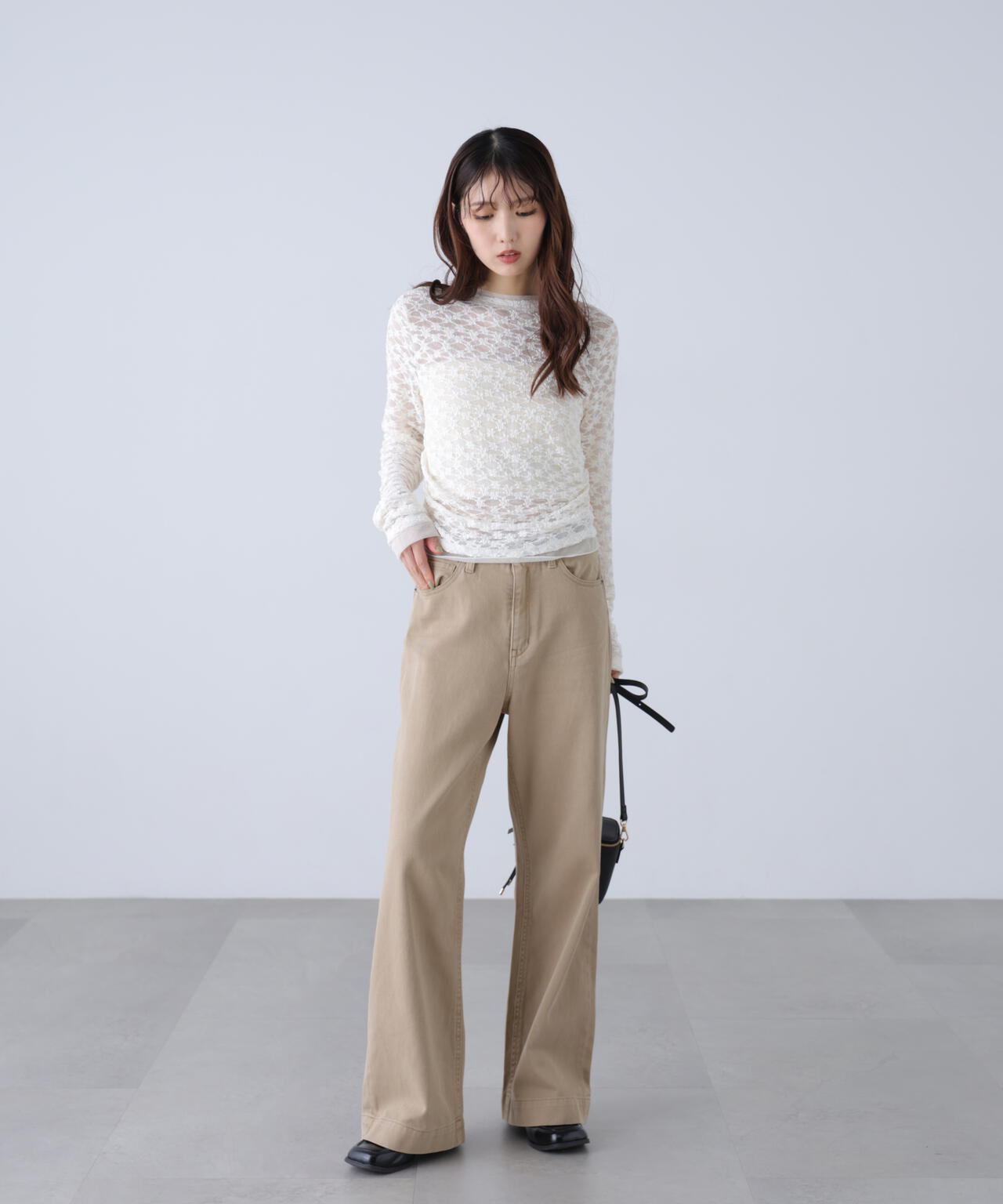 162cm 着用サイズ:FR