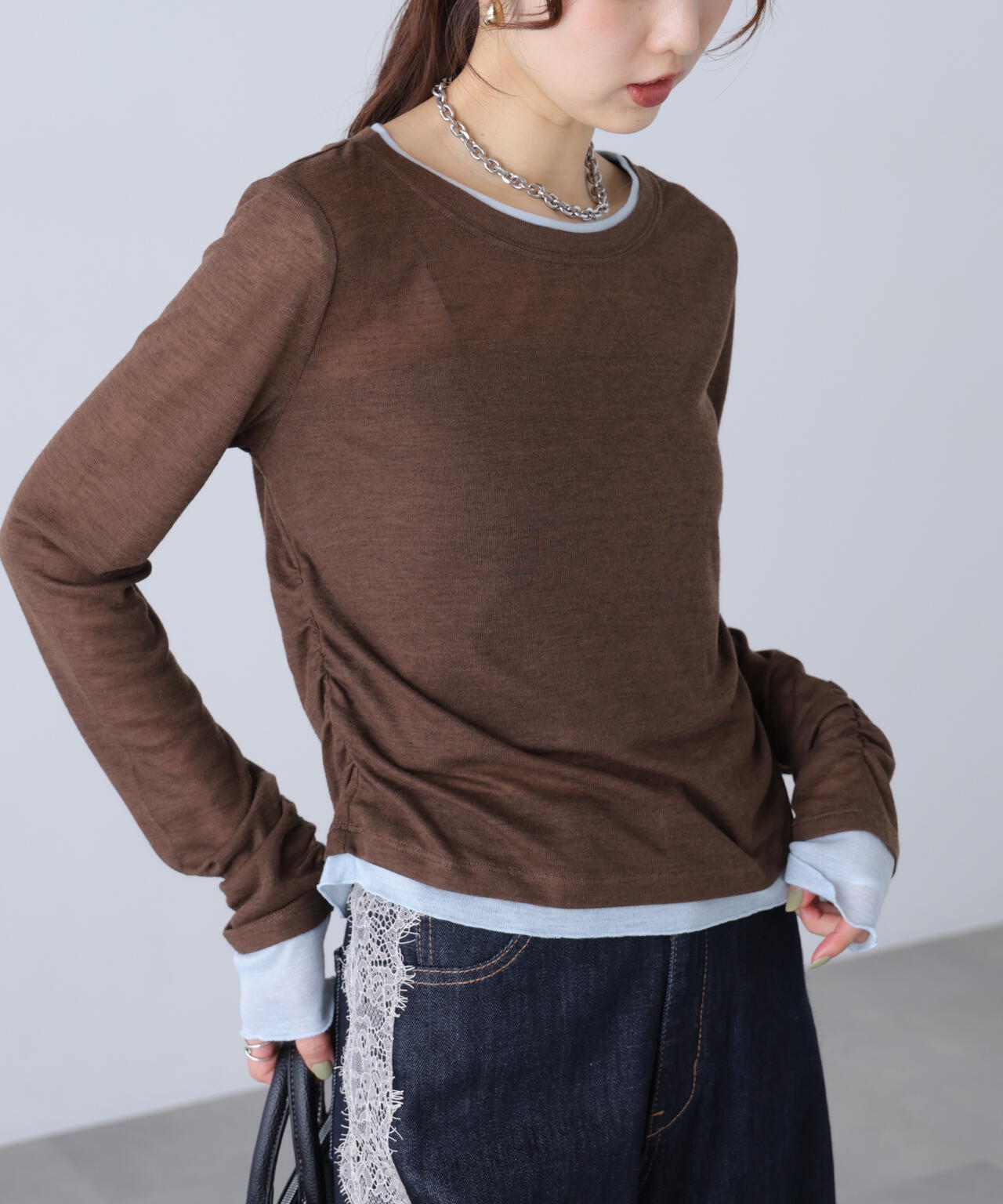 162cm 着用サイズ:FR