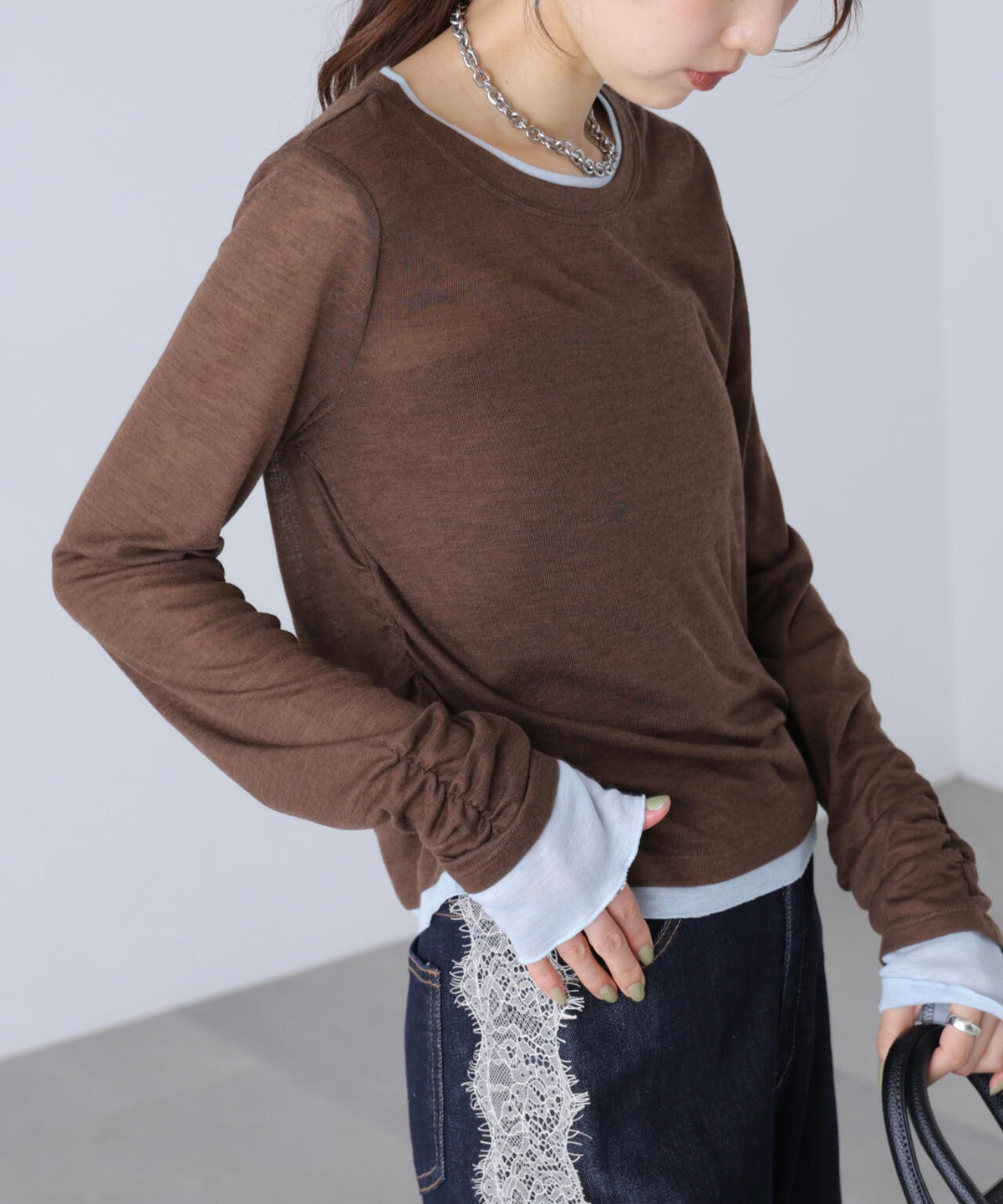 162cm 着用サイズ:FR