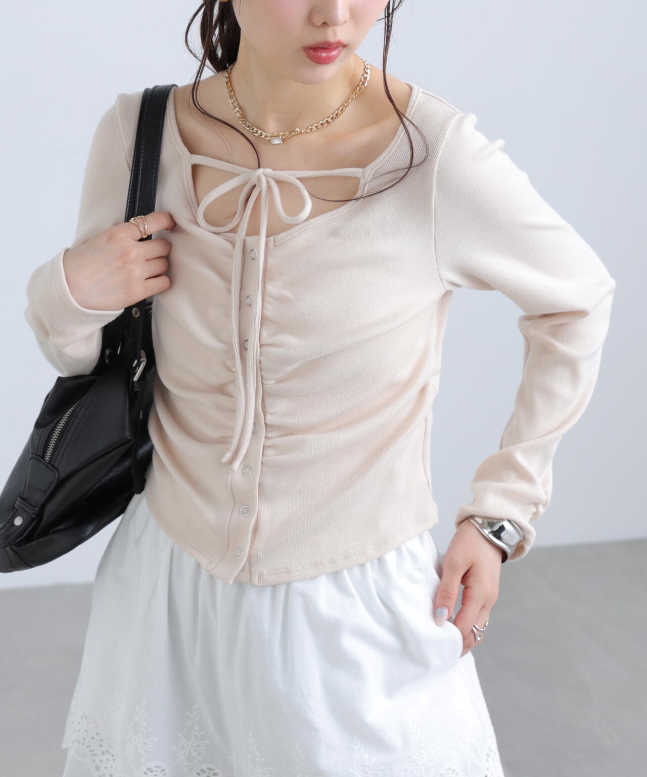 162cm 着用サイズ:FR