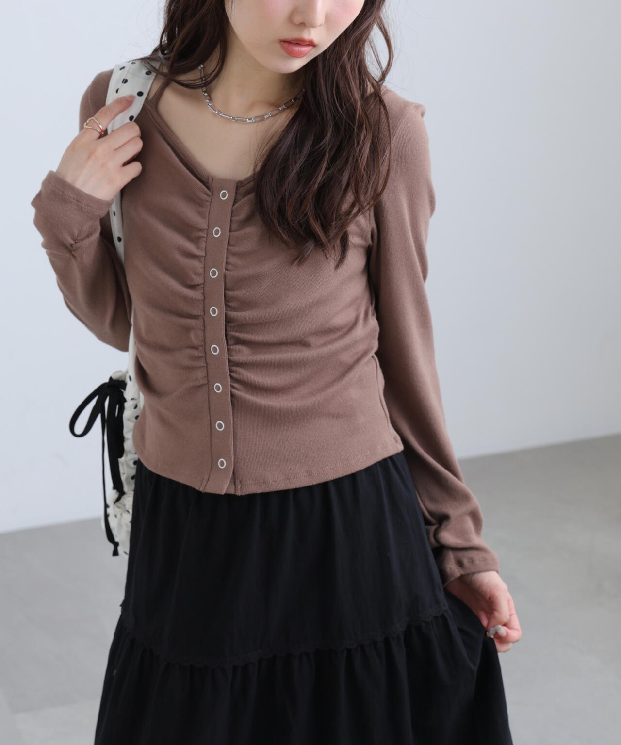 162cm 着用サイズ:FR