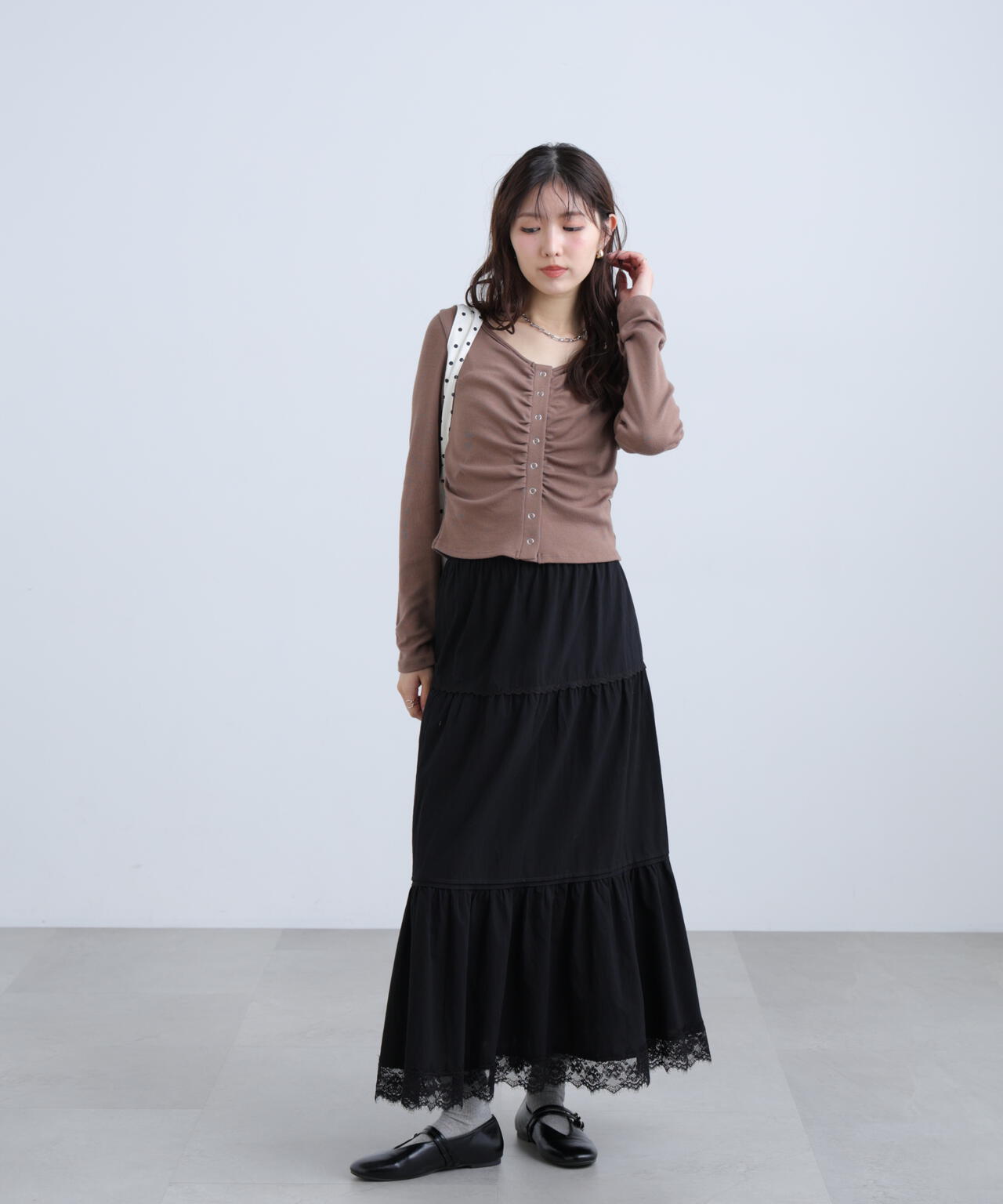 162cm 着用サイズ:FR
