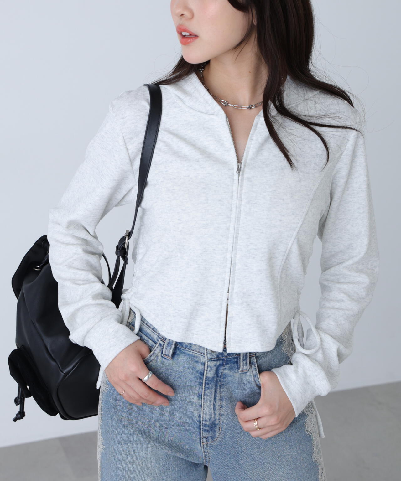 162cm 着用サイズ:FR