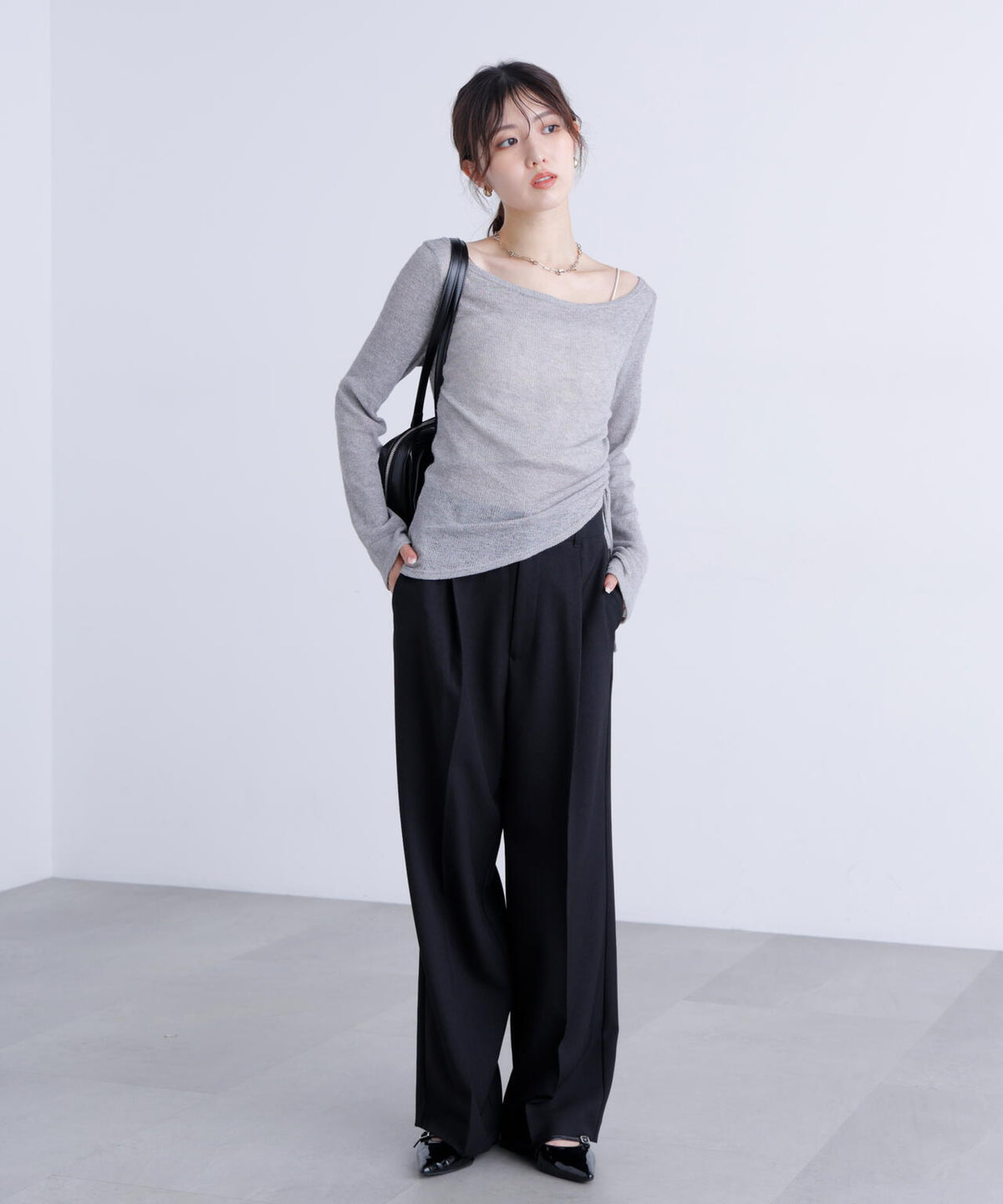 162cm 着用サイズ:FR