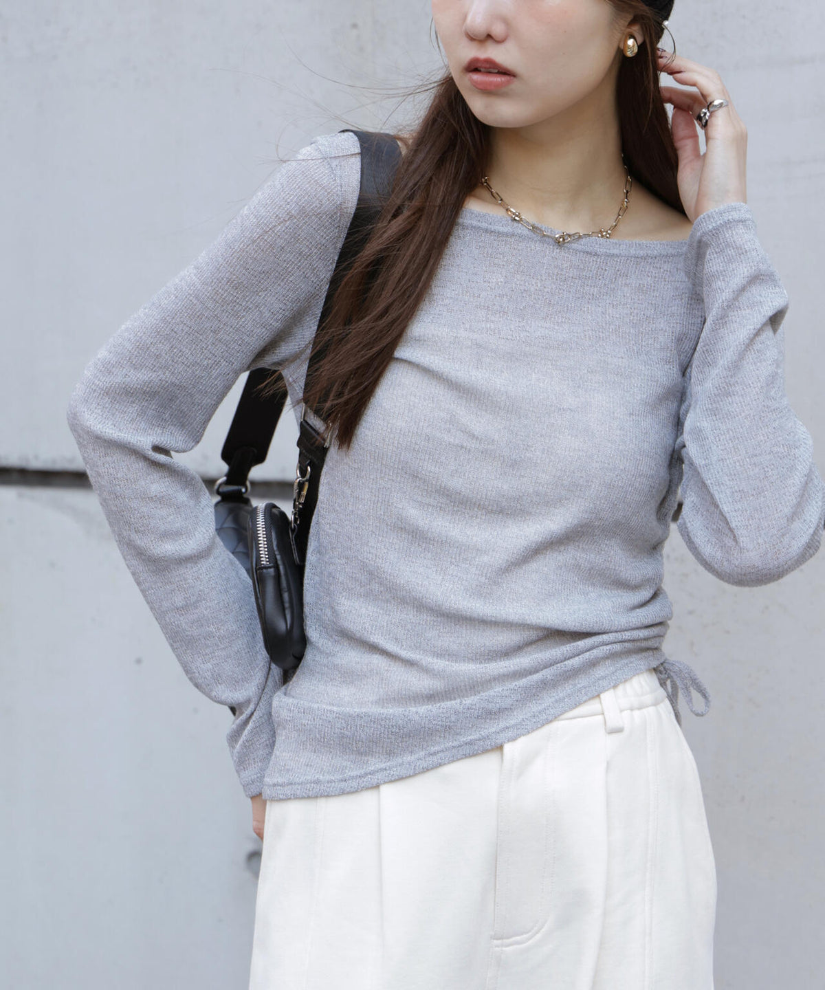 162cm 着用サイズ:FR