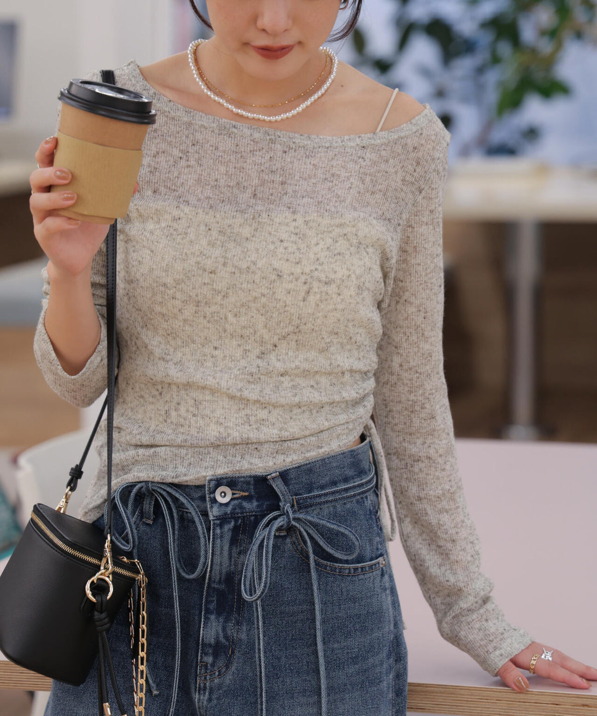 162cm 着用サイズ:FR