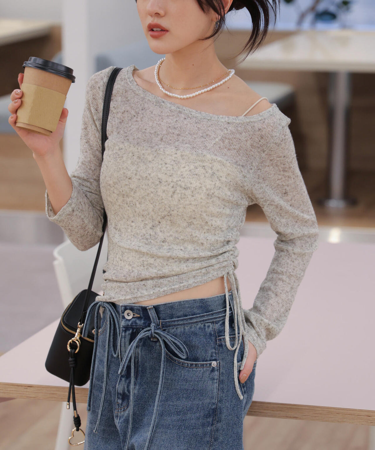 162cm 着用サイズ:FR