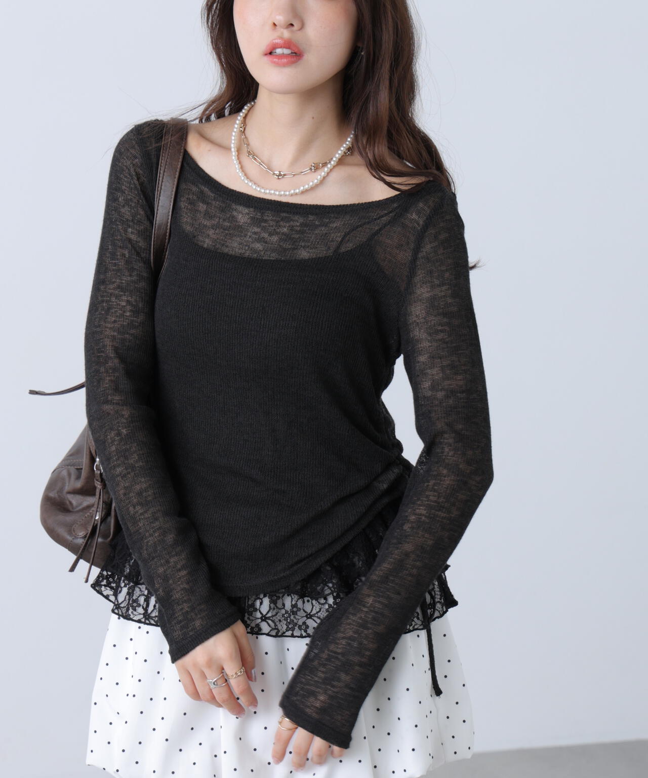 162cm 着用サイズ:FR