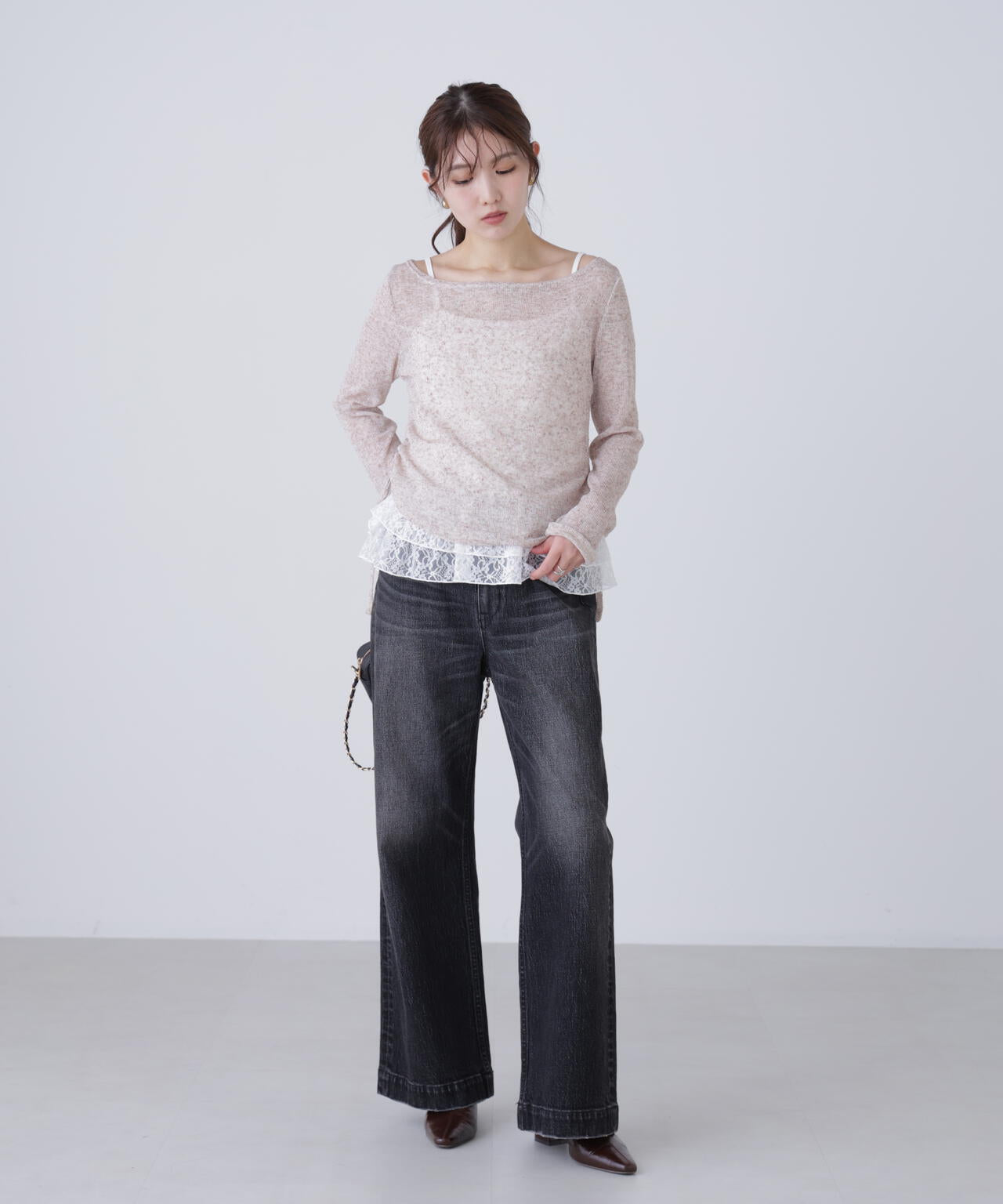 162cm 着用サイズ:FR