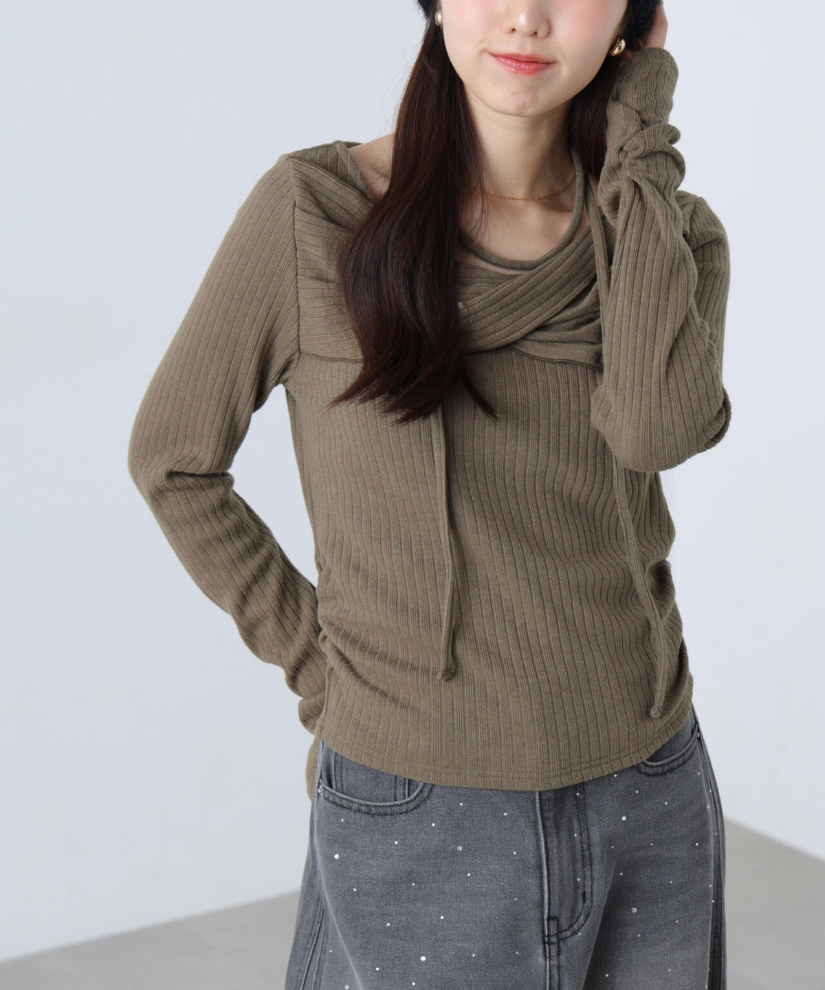 162cm 着用サイズ:FR