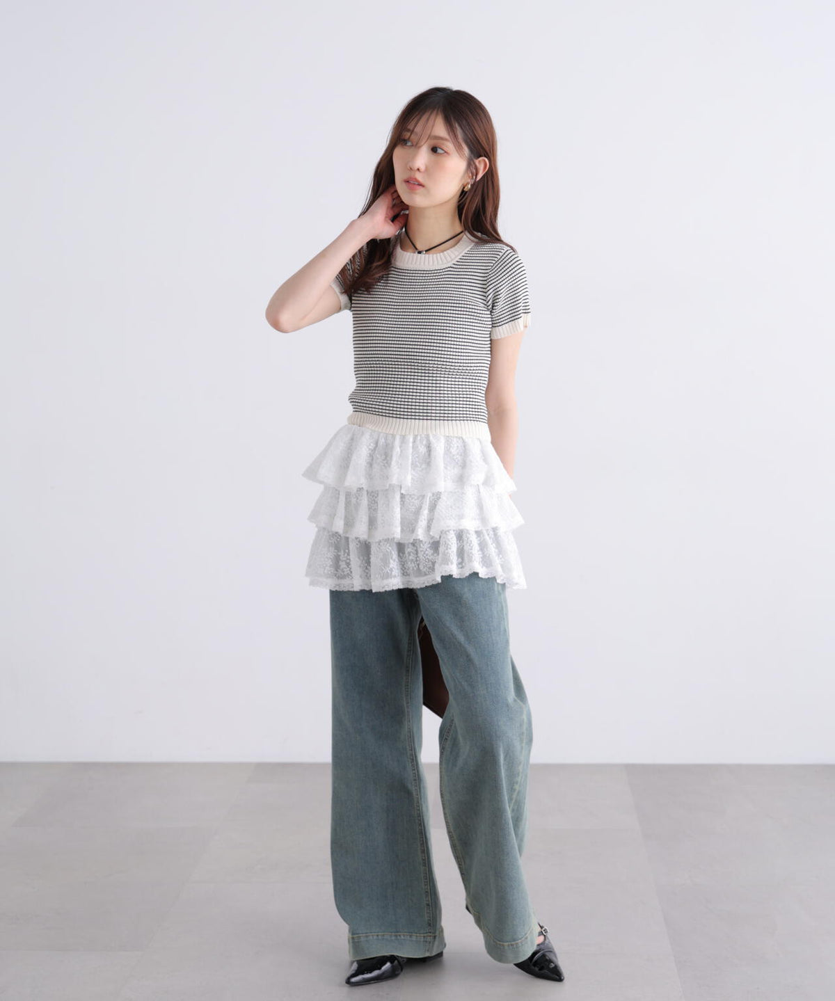 162cm 着用サイズ:FR