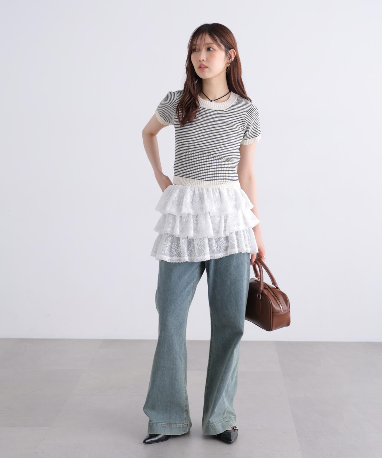 162cm 着用サイズ:FR