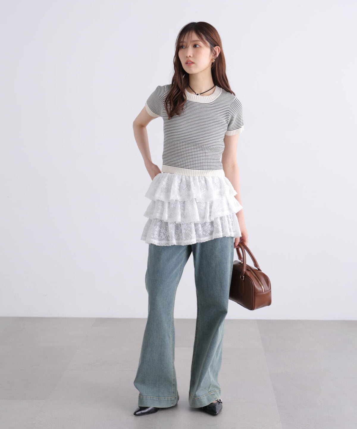 162cm 着用サイズ:FR