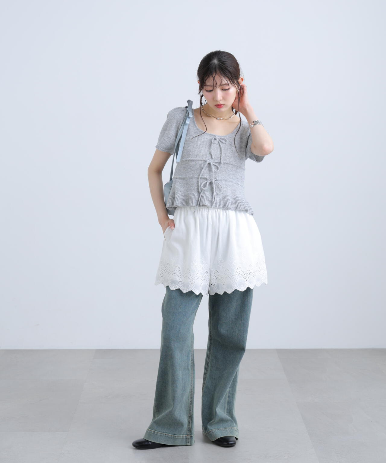 162cm 着用サイズ:FR