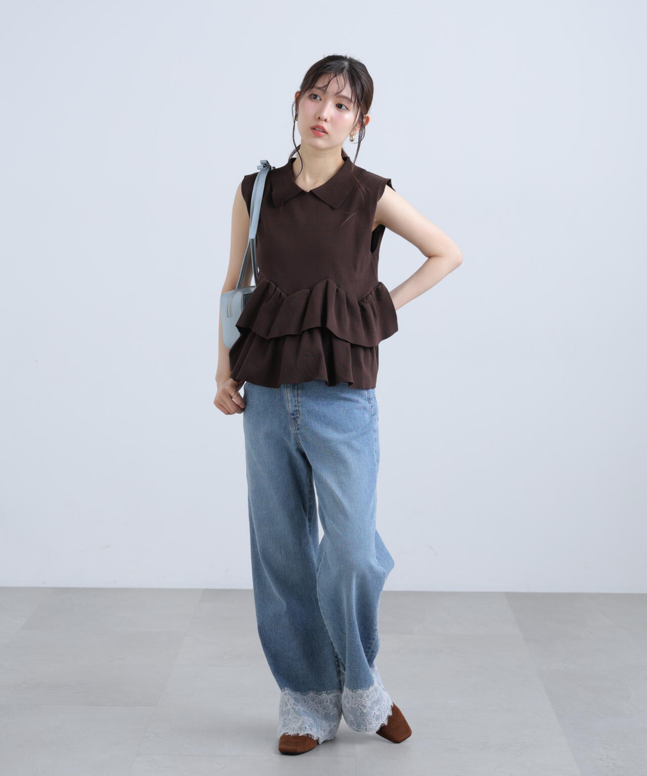 162cm 着用サイズ:FR