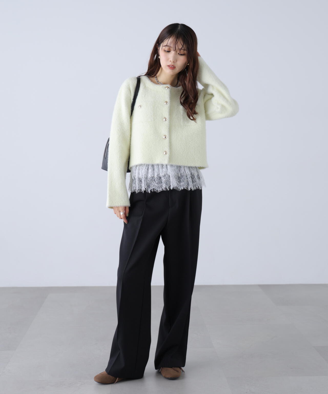 162cm 着用サイズ:FR