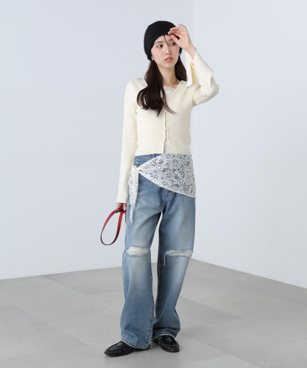 162cm 着用サイズ:FR