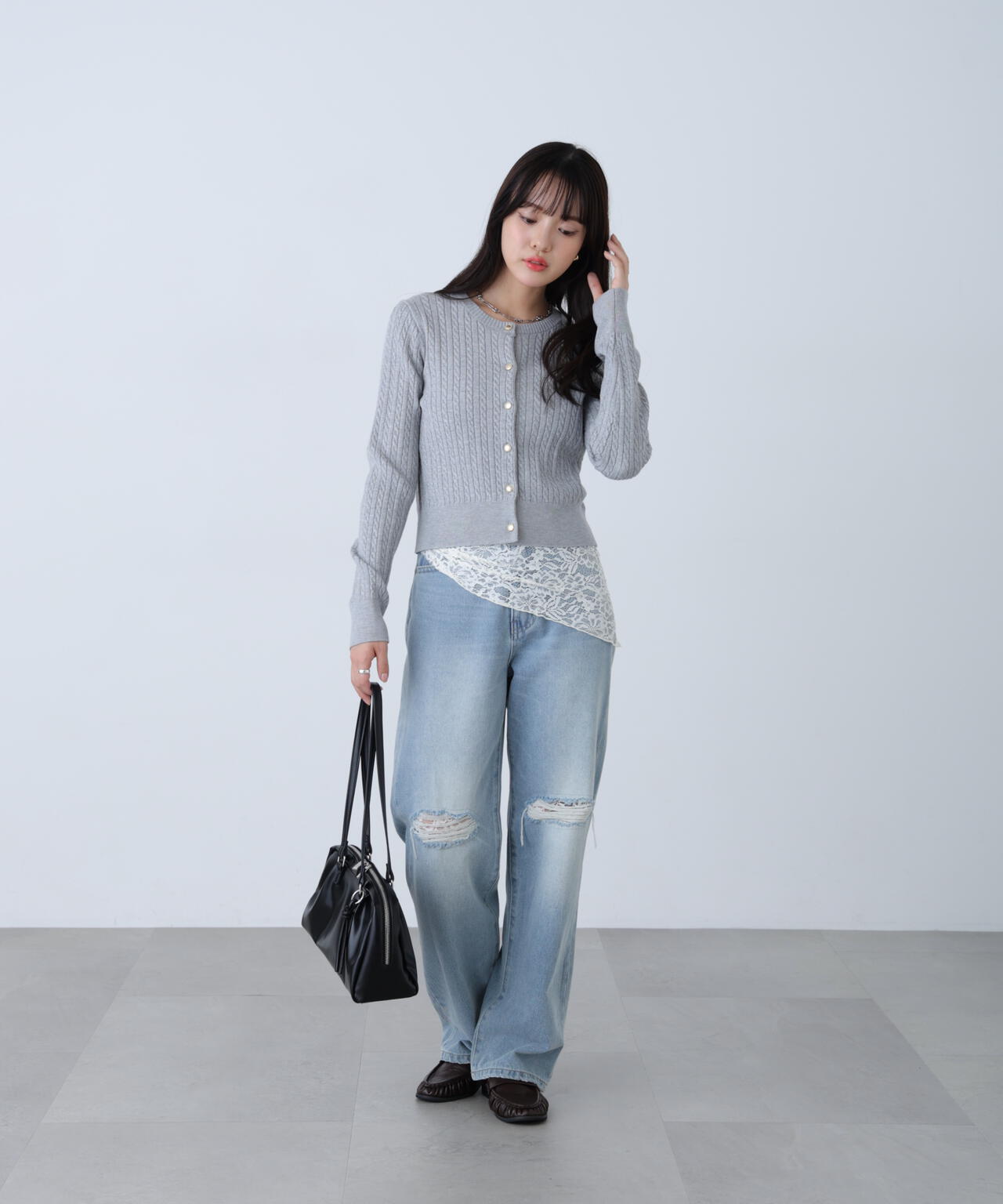 162cm 着用サイズ:FR