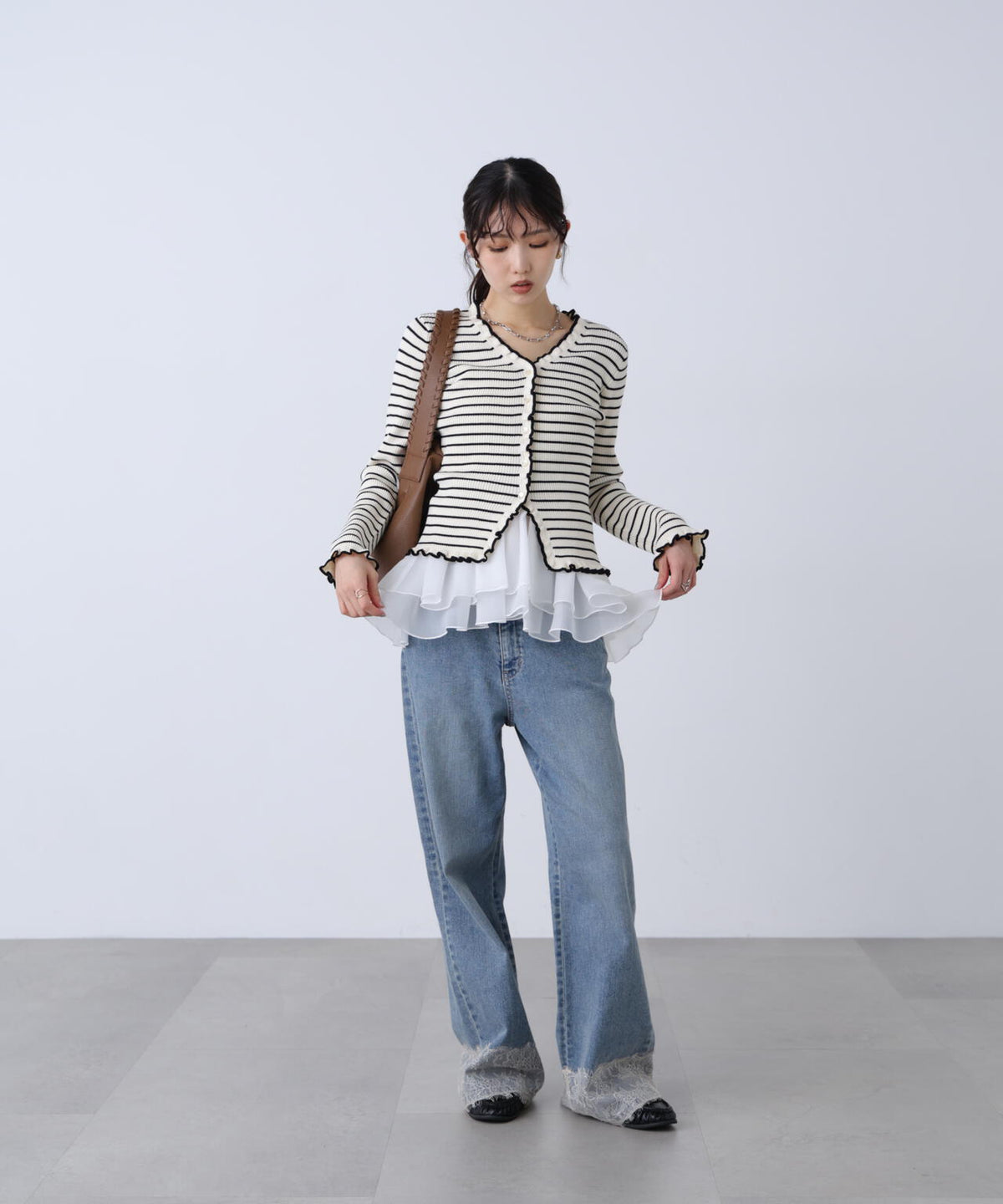 162cm 着用サイズ:FR