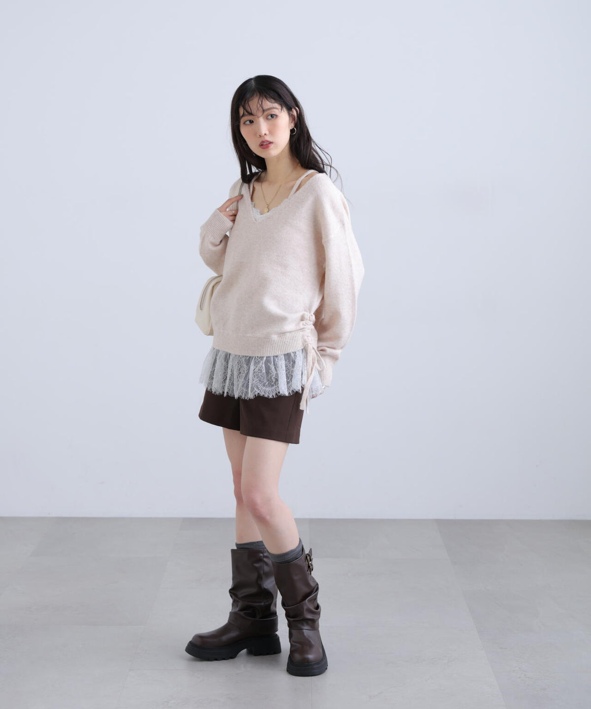 162cm 着用サイズ:FR