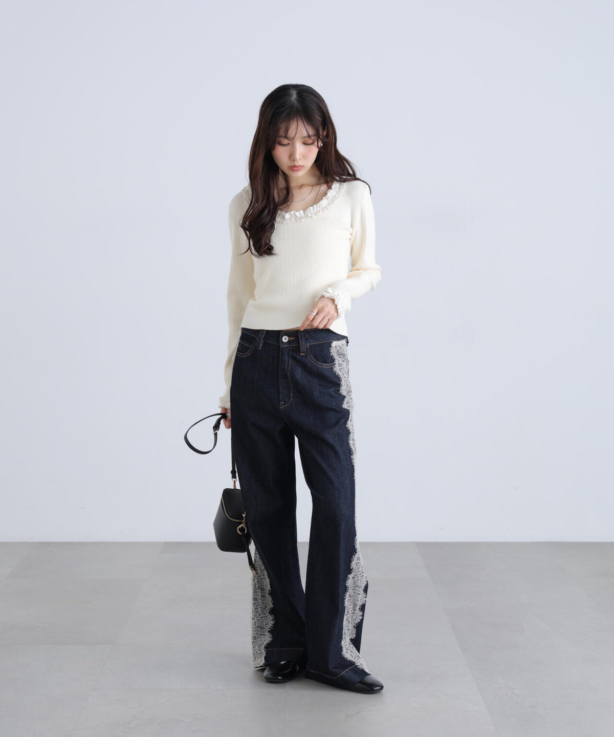 162cm 着用サイズ:FR