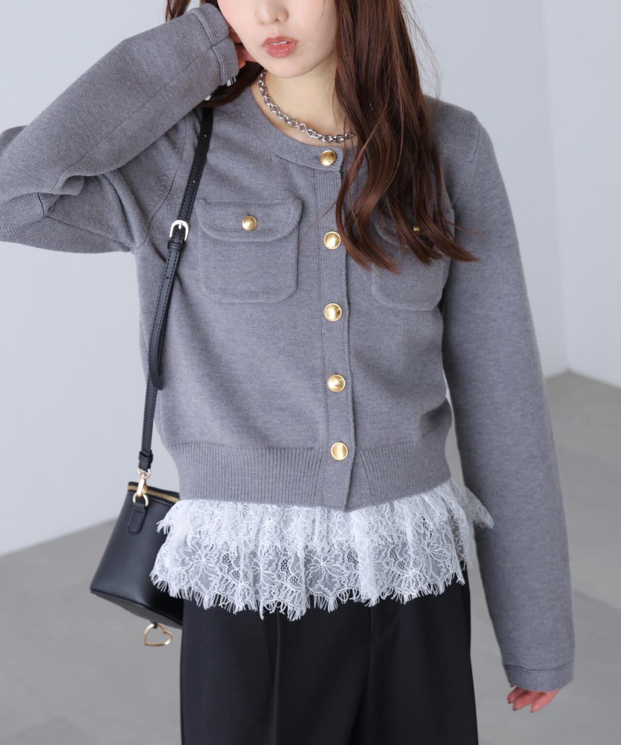 162cm 着用サイズ:FR