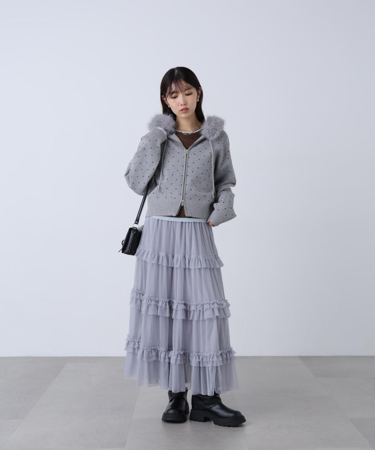162cm 着用サイズ:FR