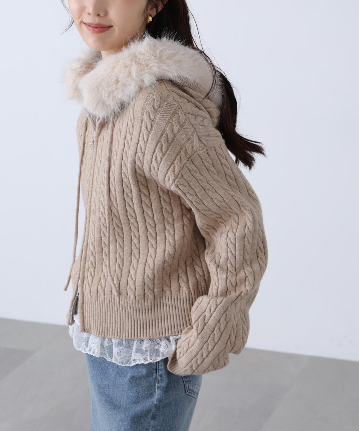 162cm 着用サイズ:FR