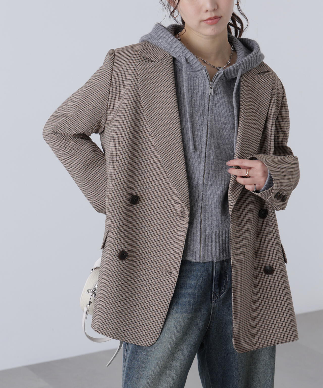 【ネイビー 追加生産予約】ダブルブレストジャケット