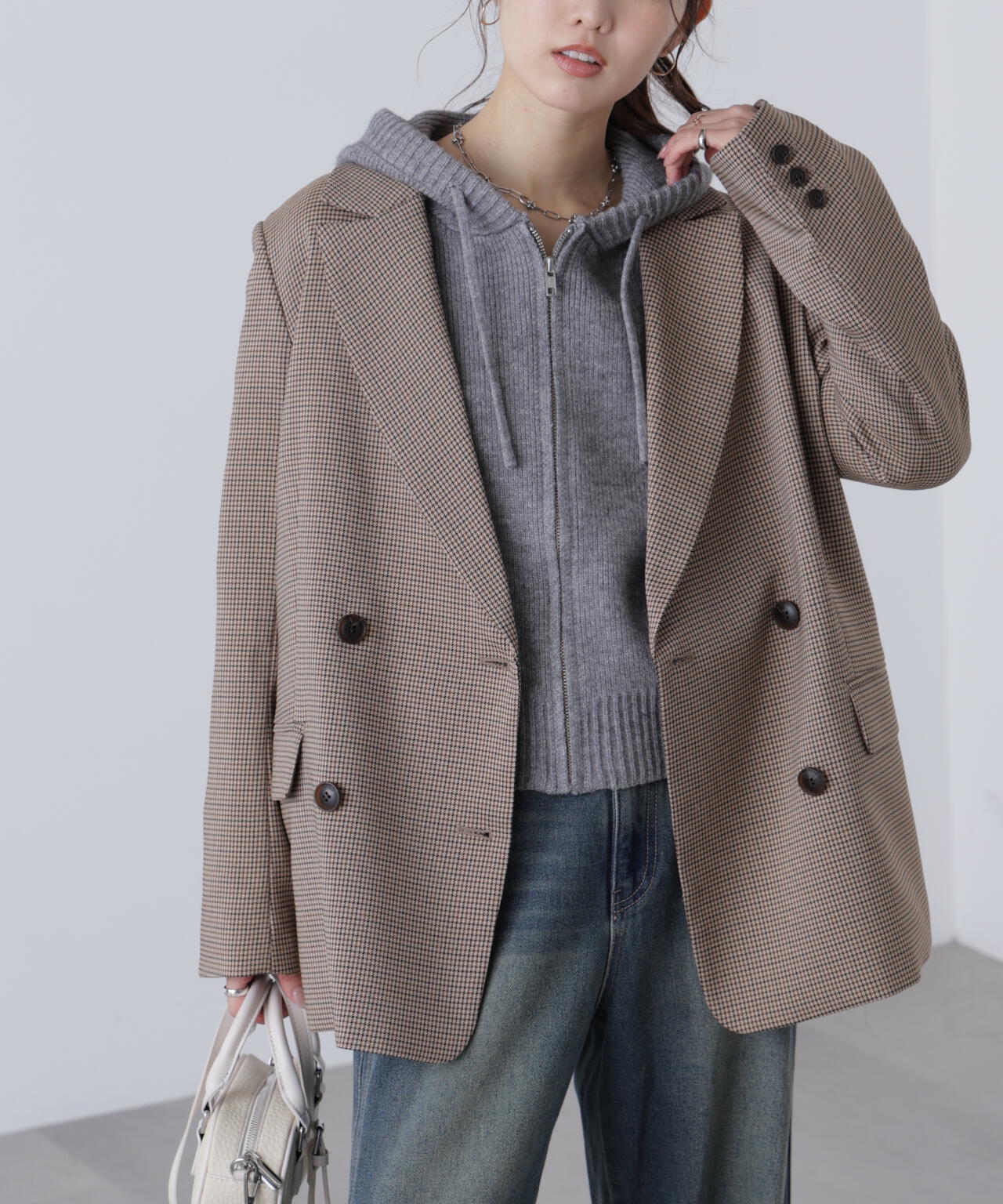 【ネイビー 追加生産予約】ダブルブレストジャケット