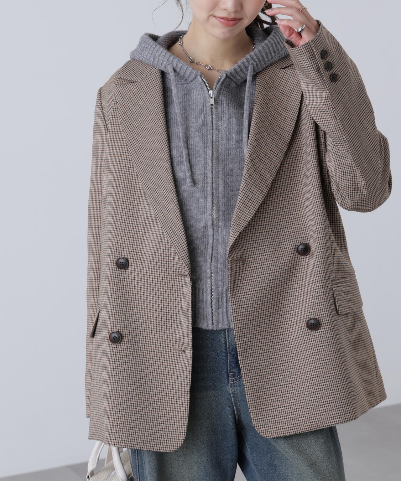 【ネイビー 追加生産予約】ダブルブレストジャケット