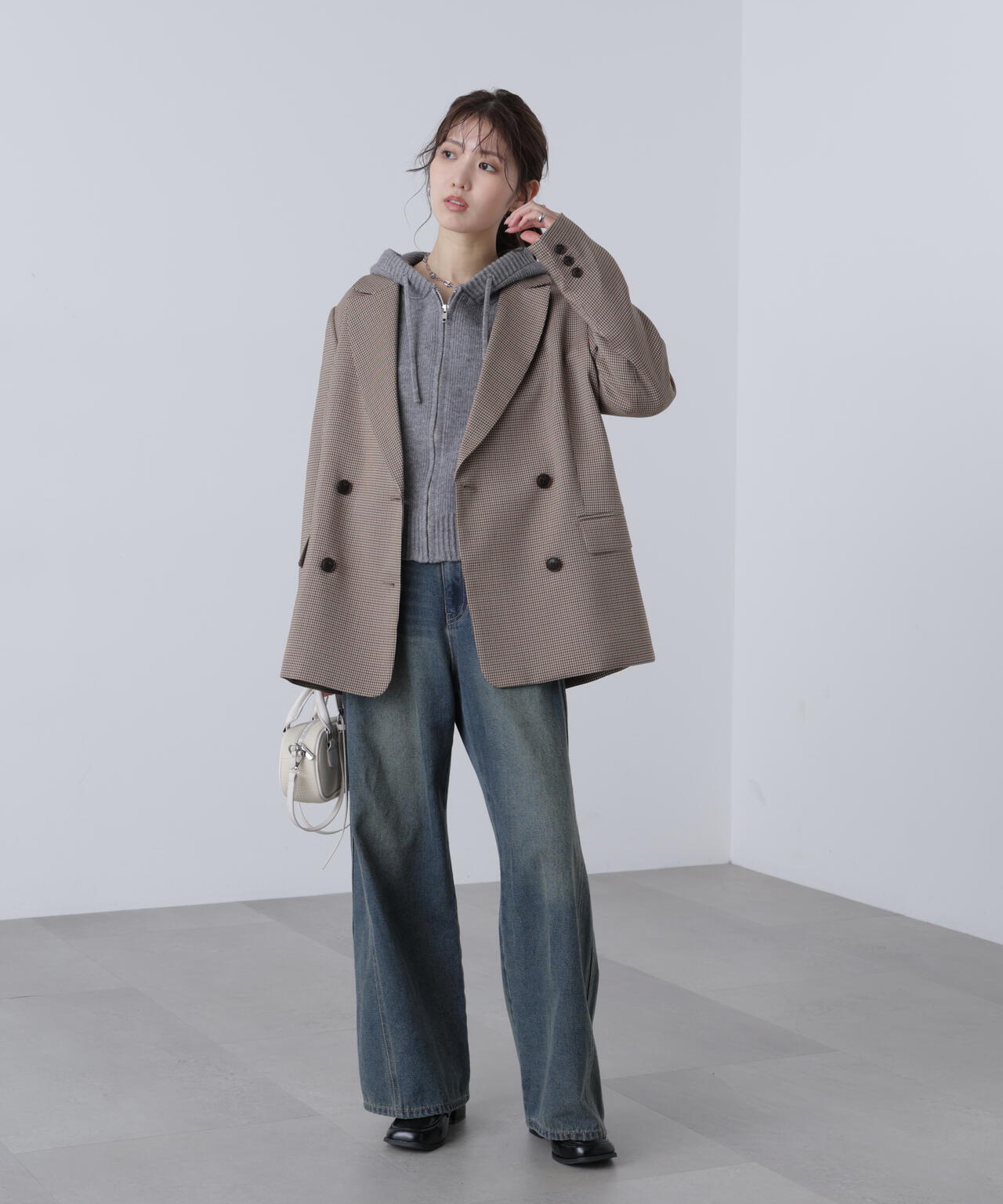 【ネイビー 追加生産予約】ダブルブレストジャケット