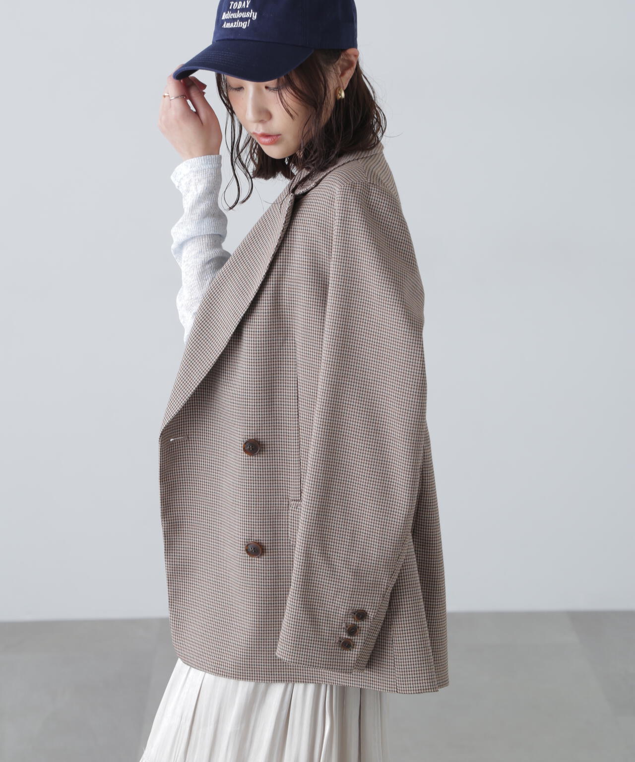 【ネイビー 追加生産予約】ダブルブレストジャケット