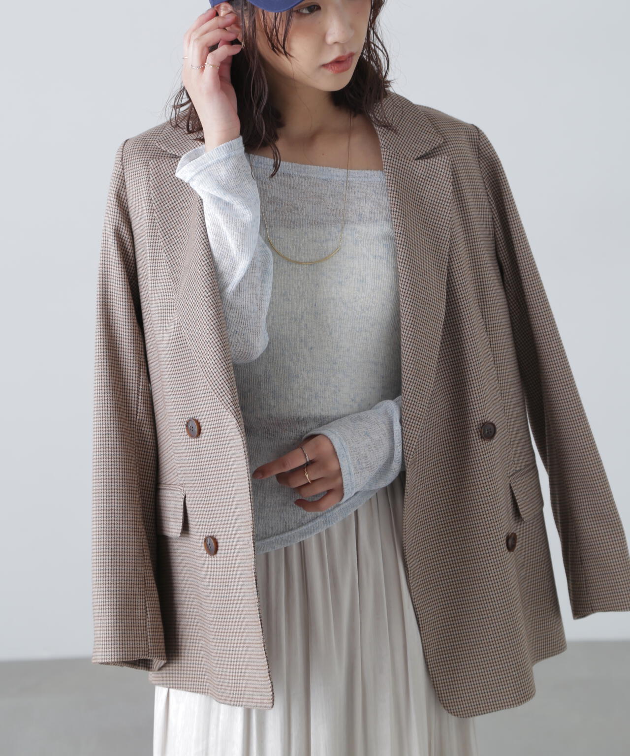 【ネイビー 追加生産予約】ダブルブレストジャケット