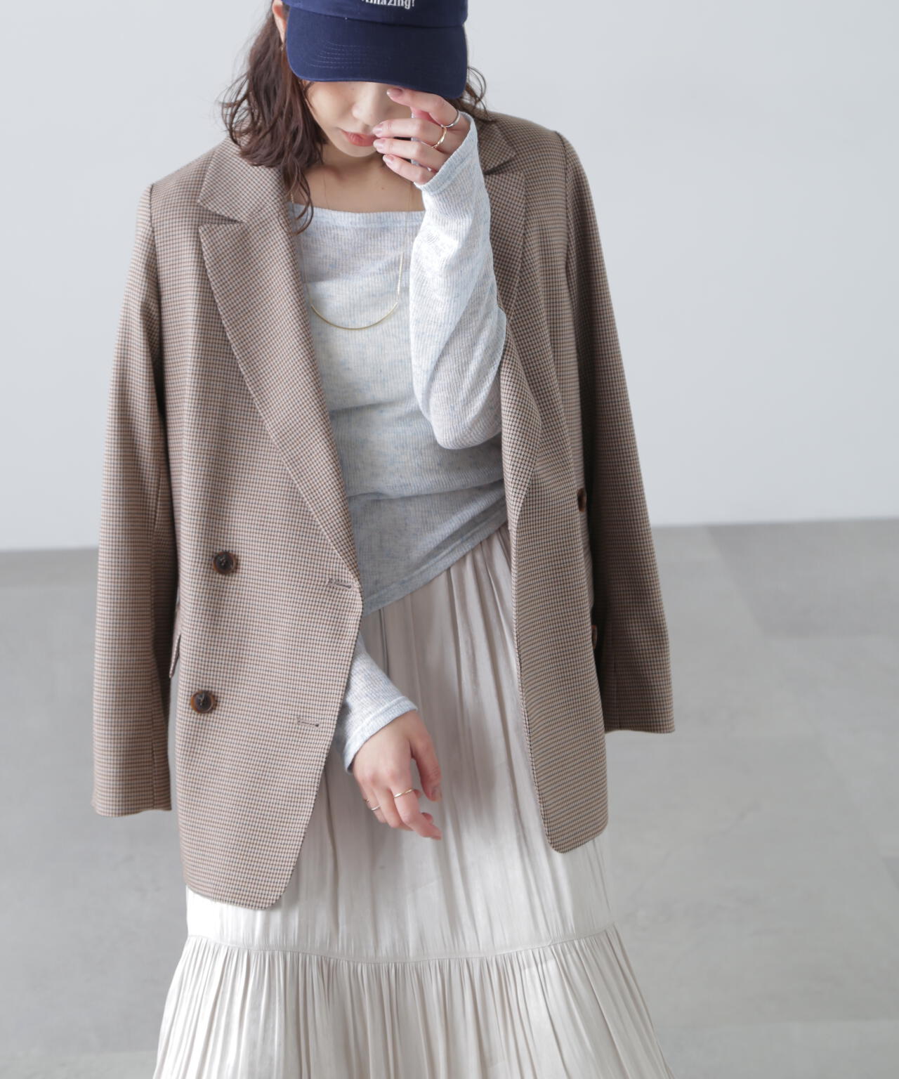 【ネイビー 追加生産予約】ダブルブレストジャケット