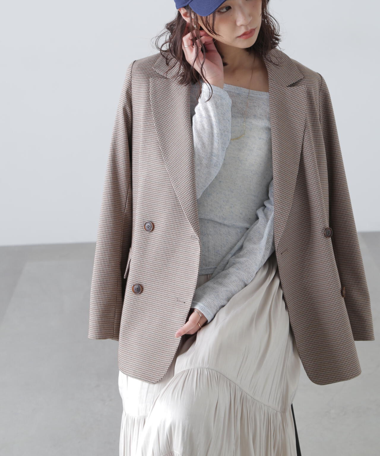 【ネイビー 追加生産予約】ダブルブレストジャケット