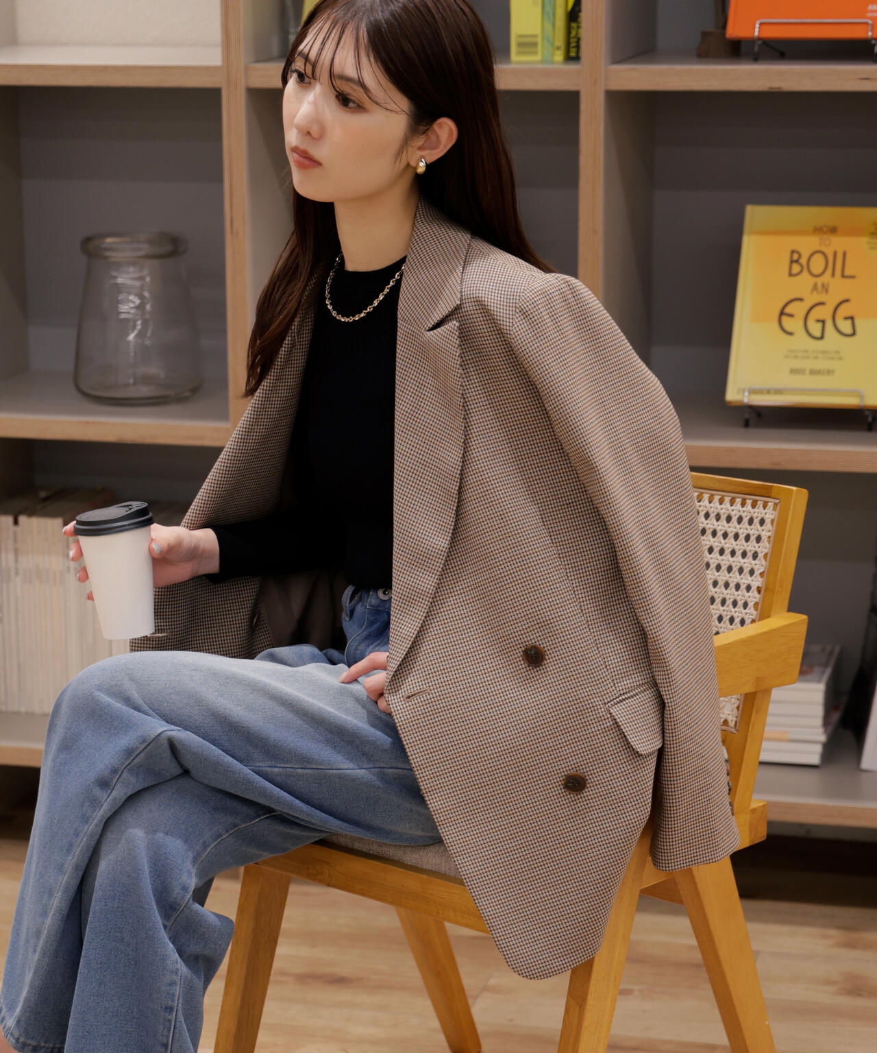 【ネイビー 追加生産予約】ダブルブレストジャケット