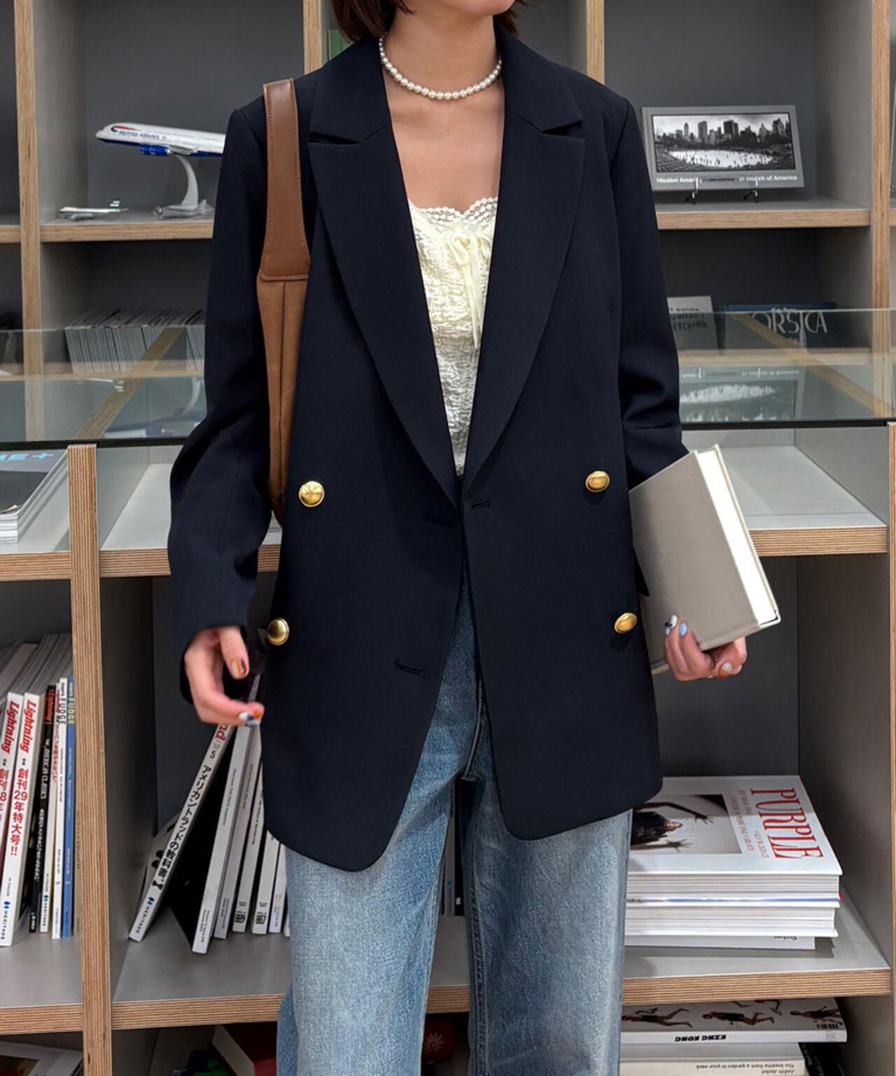 【ネイビー 追加生産予約】ダブルブレストジャケット